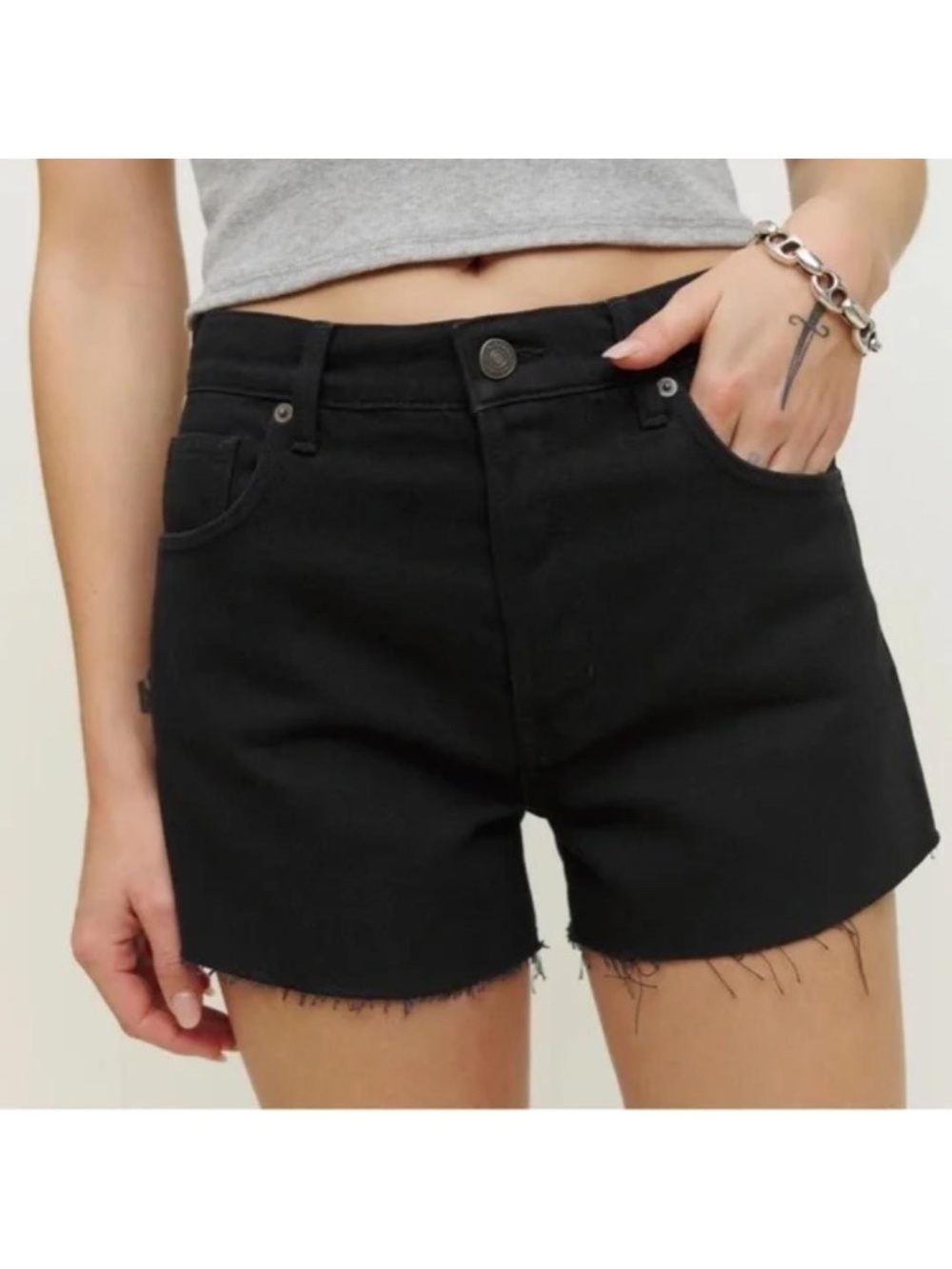 REFORMATION Charlie High Rise Jean Short